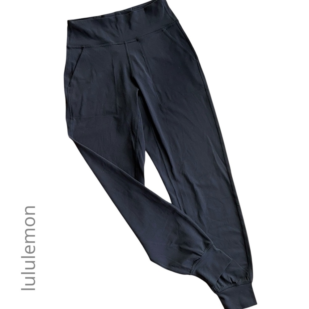 LULULEMON NWOT ALIGN HIGH-RISE BLACK JOGGER FULL LENGTH | SIZE: 4